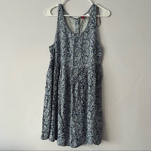 H&M Dresses & Skirts - 🍉 H&M Paisley Print Boho Sleeveless Button Down Back Flare Dress